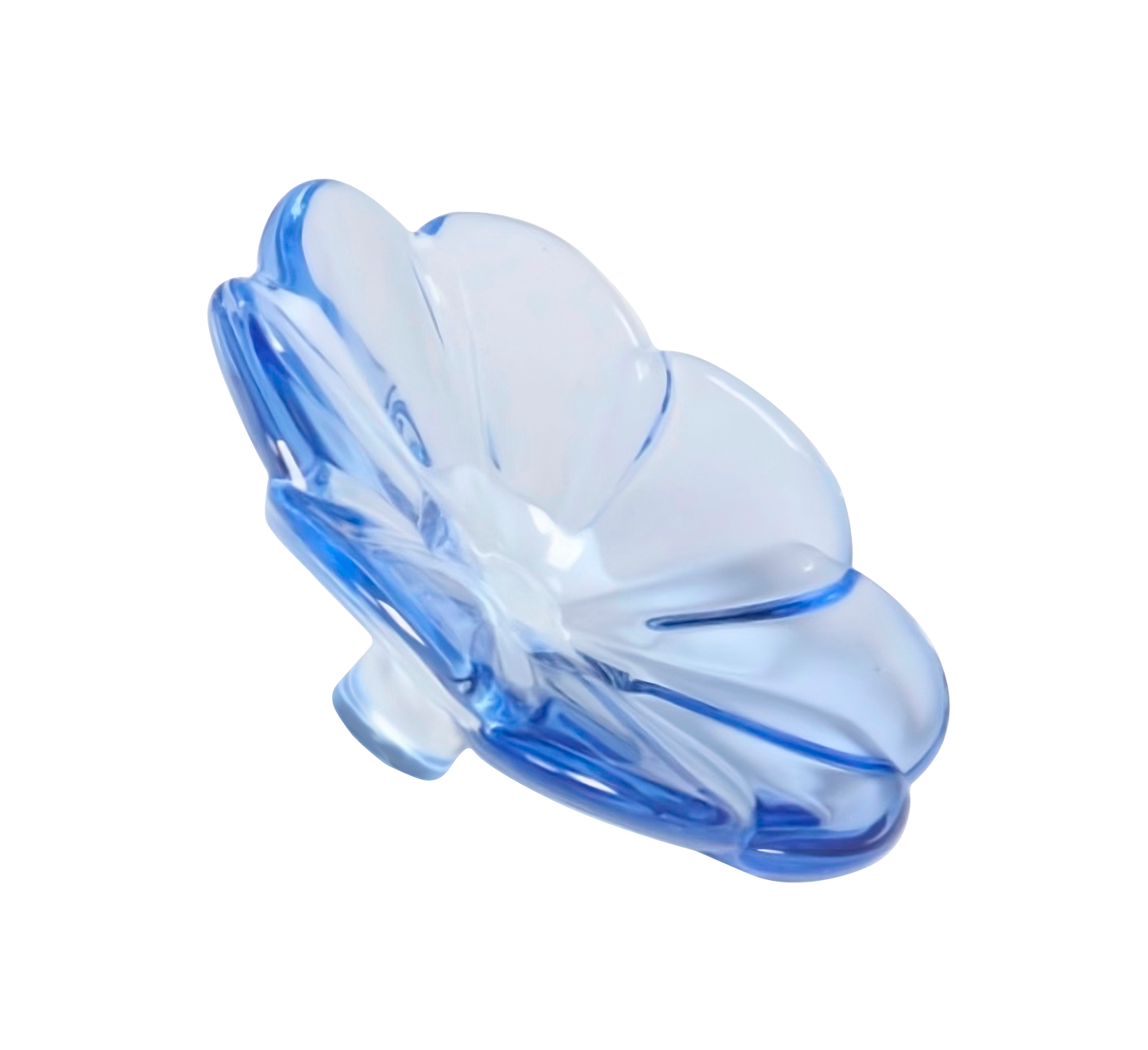 Crystal Flower Tabletop Figurine - Blue