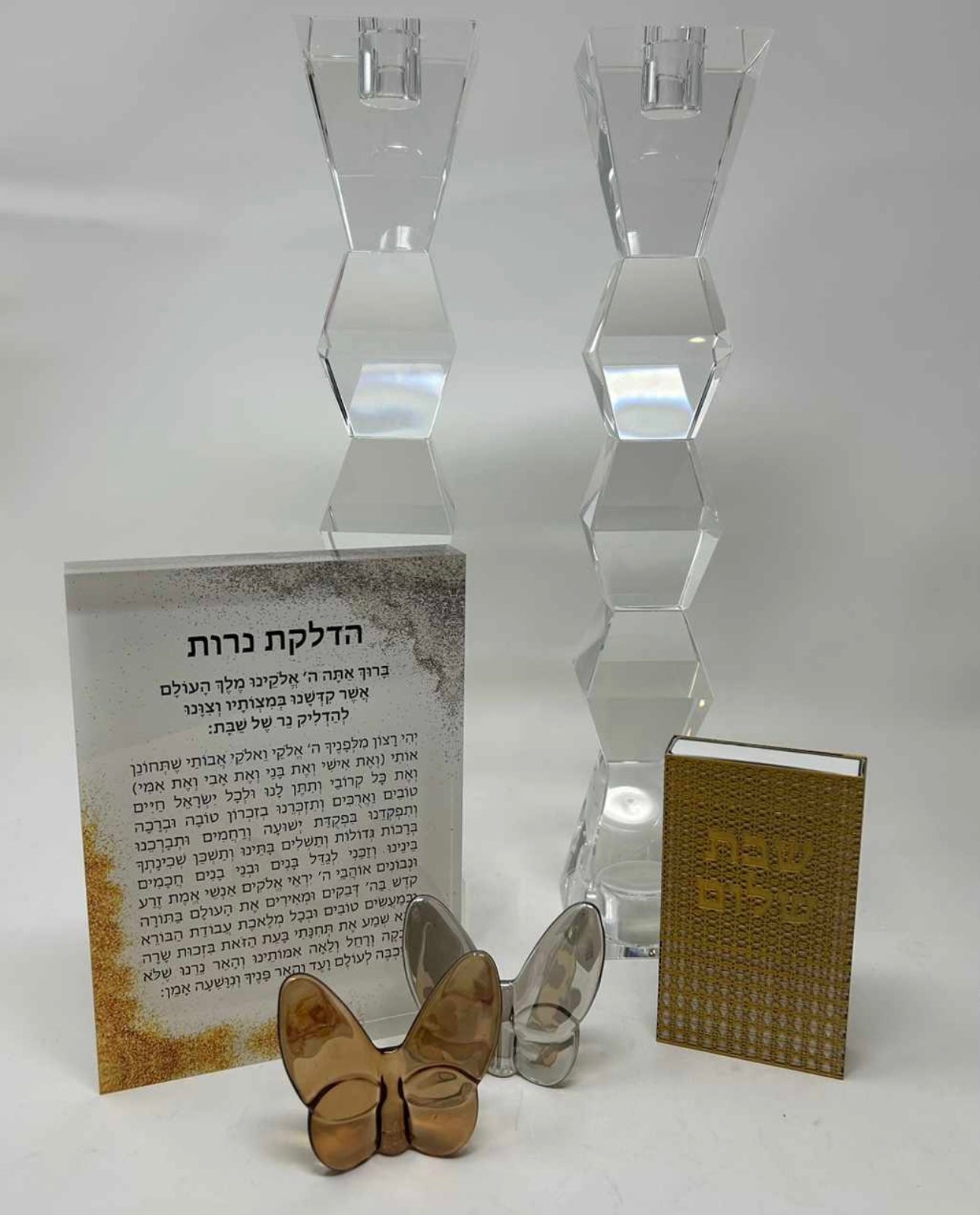 14” Rhombus Tealight Compatible Candlesticks