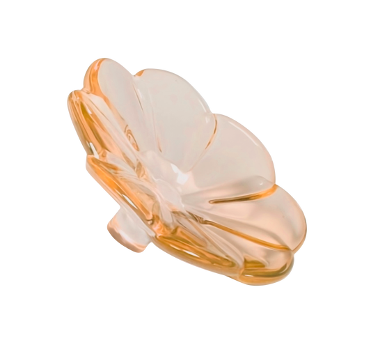 Crystal Flower Tabletop Figurine - Gold