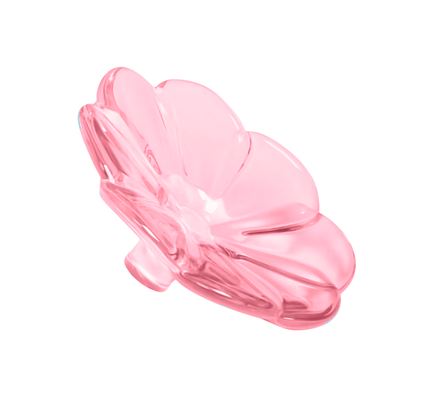 Crystal Flower Tabletop Figurine - Pink