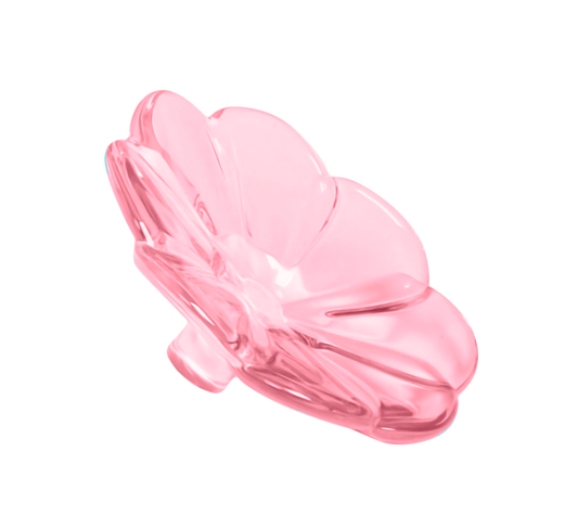 Crystal Flower Tabletop Figurine - Pink