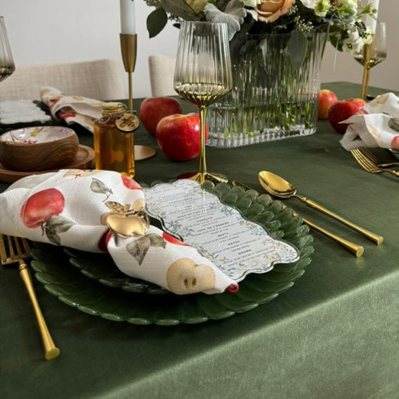 Azure Alabaster Dinnerware Pack Of 4, Green