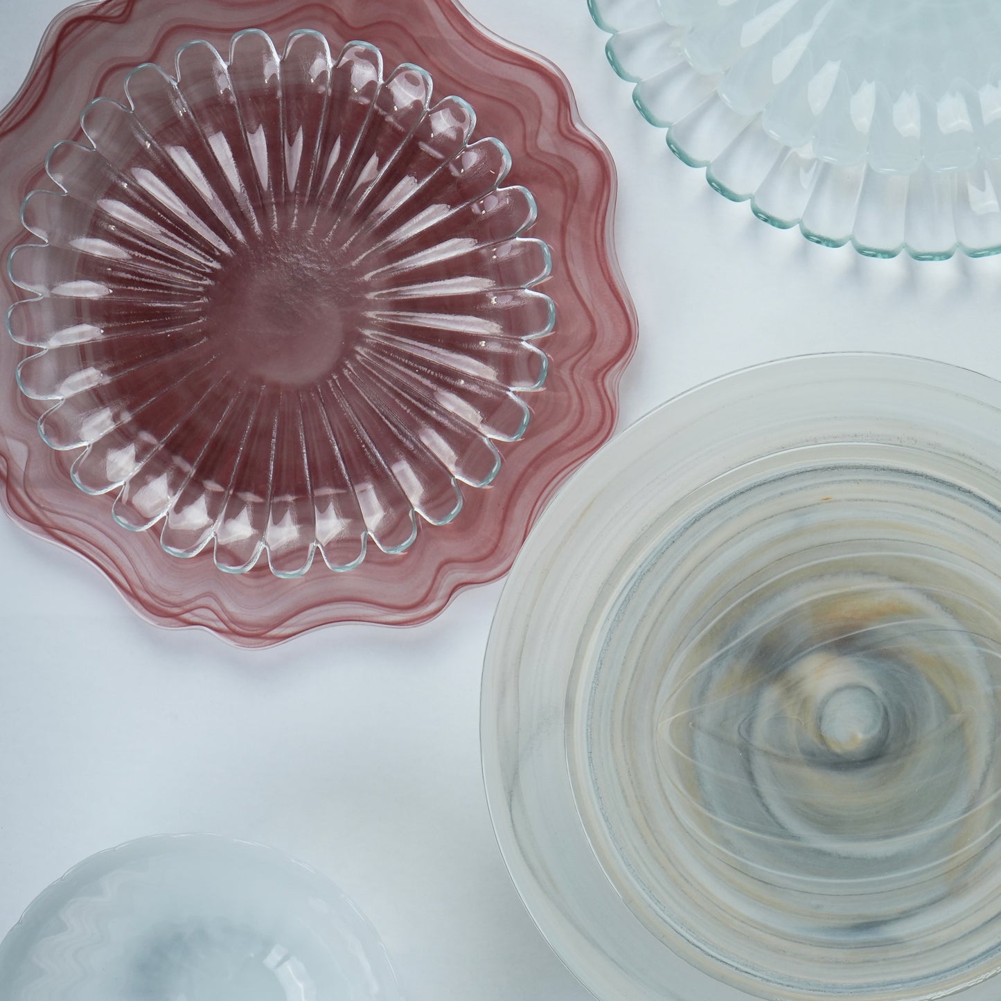 Monaco Alabaster Dinnerware Pack Of 4, Bordeaux