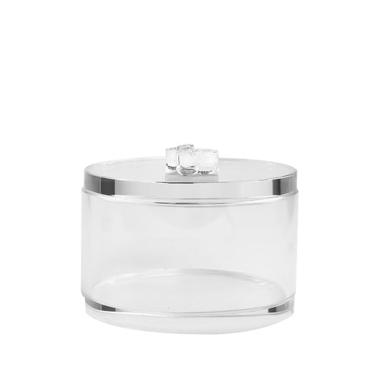 Crystal Jar with Butterfly Handle