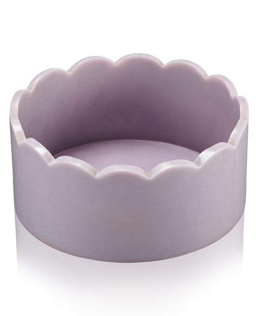 Scalloped Resin Bowl 10'' X 4.5"