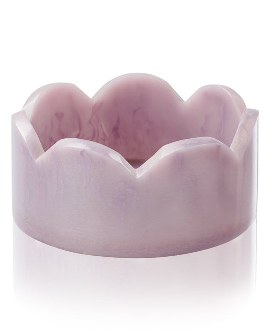 Scalloped Resin Dip Bowl 4'' X 1.5''