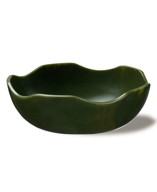 Wavy Resin Bowl 13" X 4"