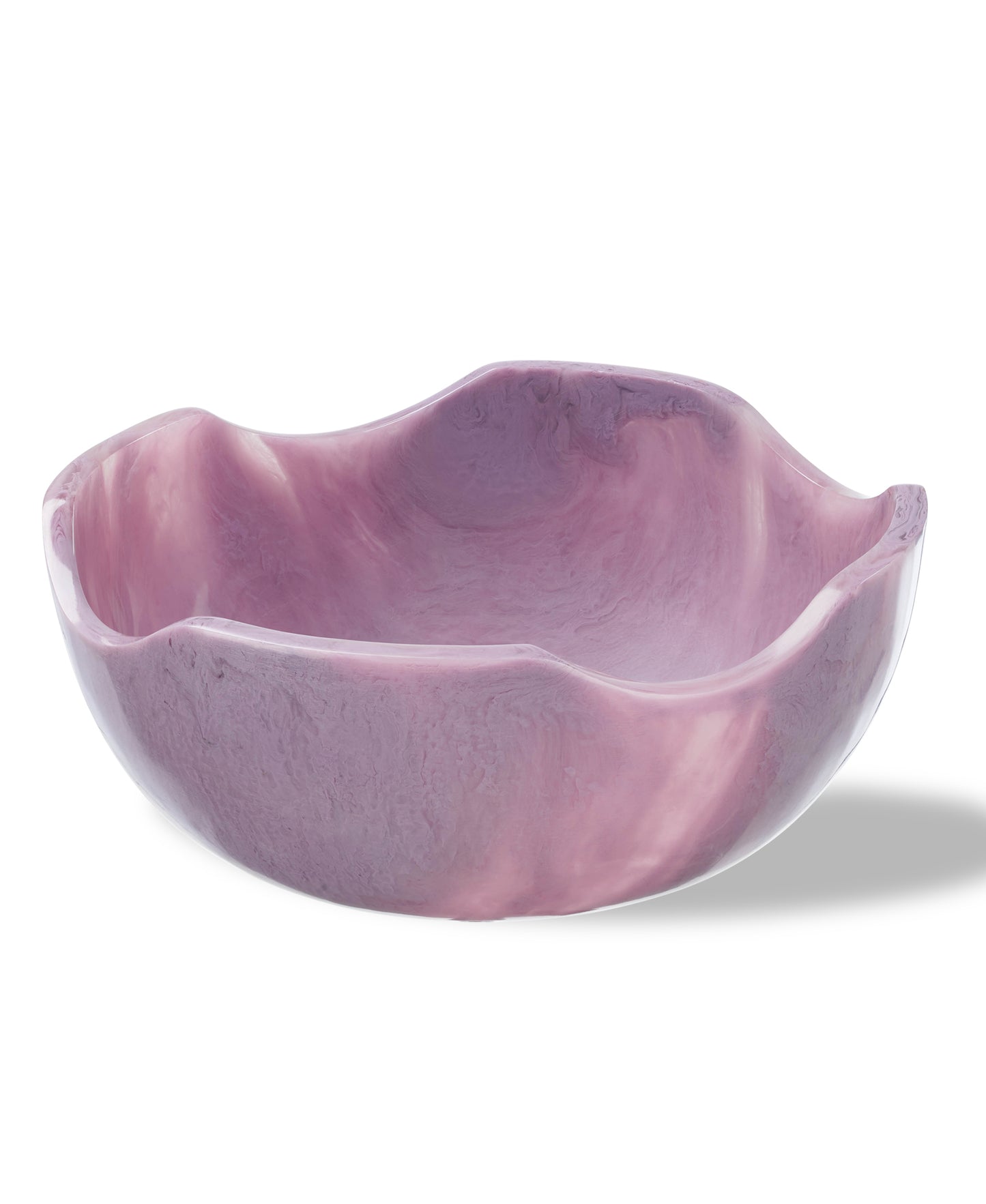 Wavy Resin Bowl 10" X 4"