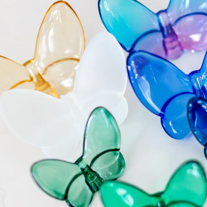 Le Mariposa Crystal Butterfly Figurine in Mint