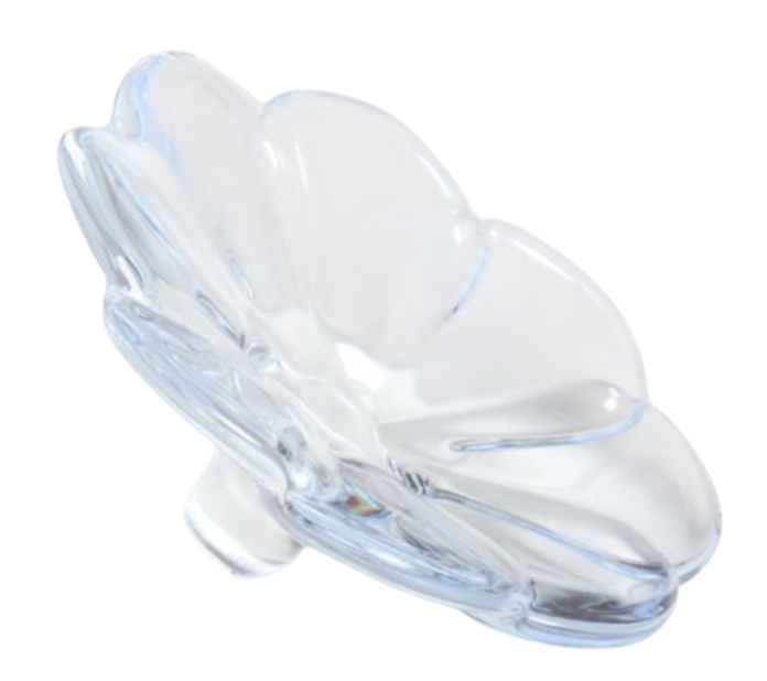 Crystal Flower Tabletop Figurine - Aqua