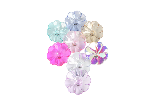 Crystal Flower Tabletop Figurine - Iridescent