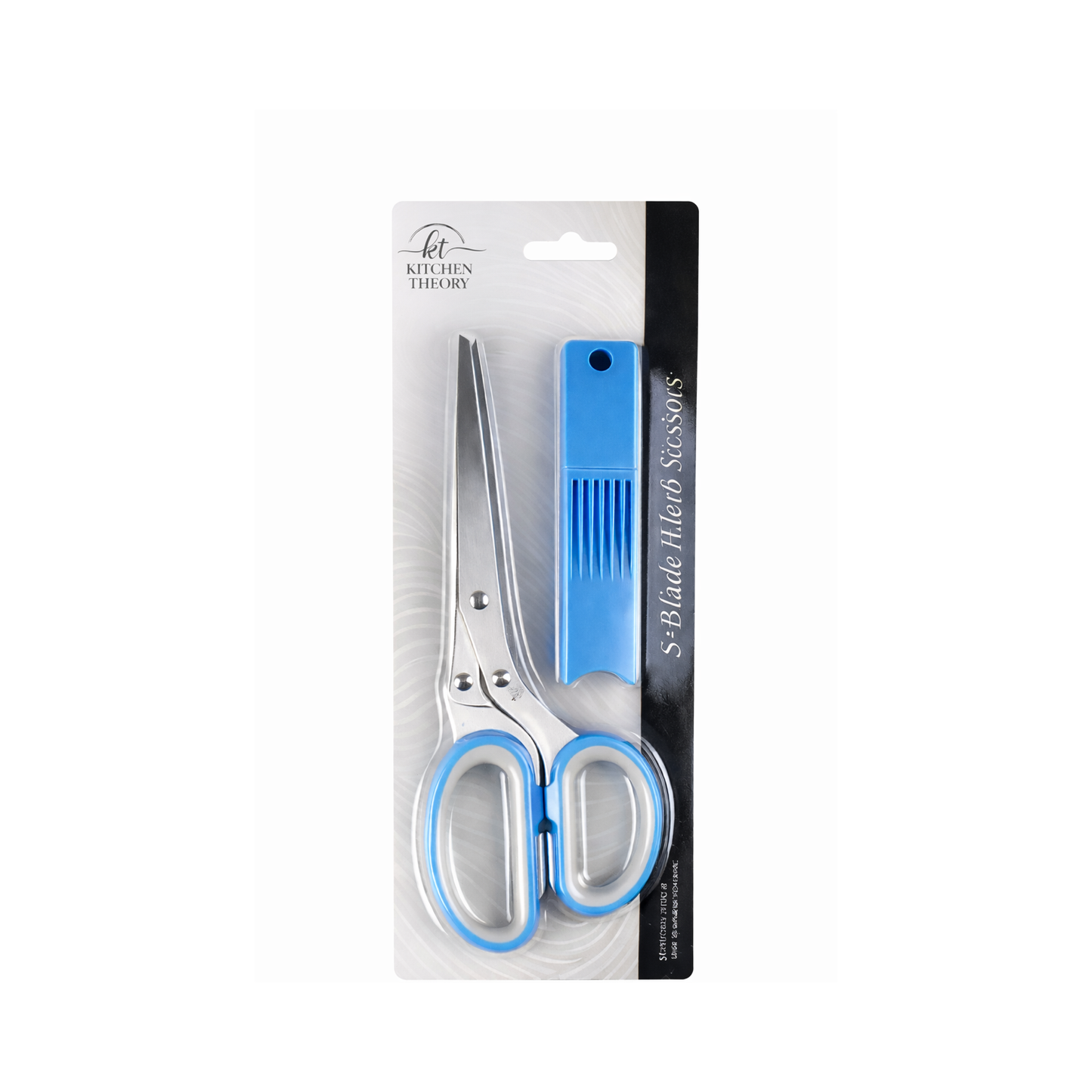 5-Blade Herb Scissors with Safety Cover & Cleaning Comb