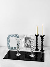 Load image into Gallery viewer, 8.25&quot; Zig Zag Crystal Candlesticks
