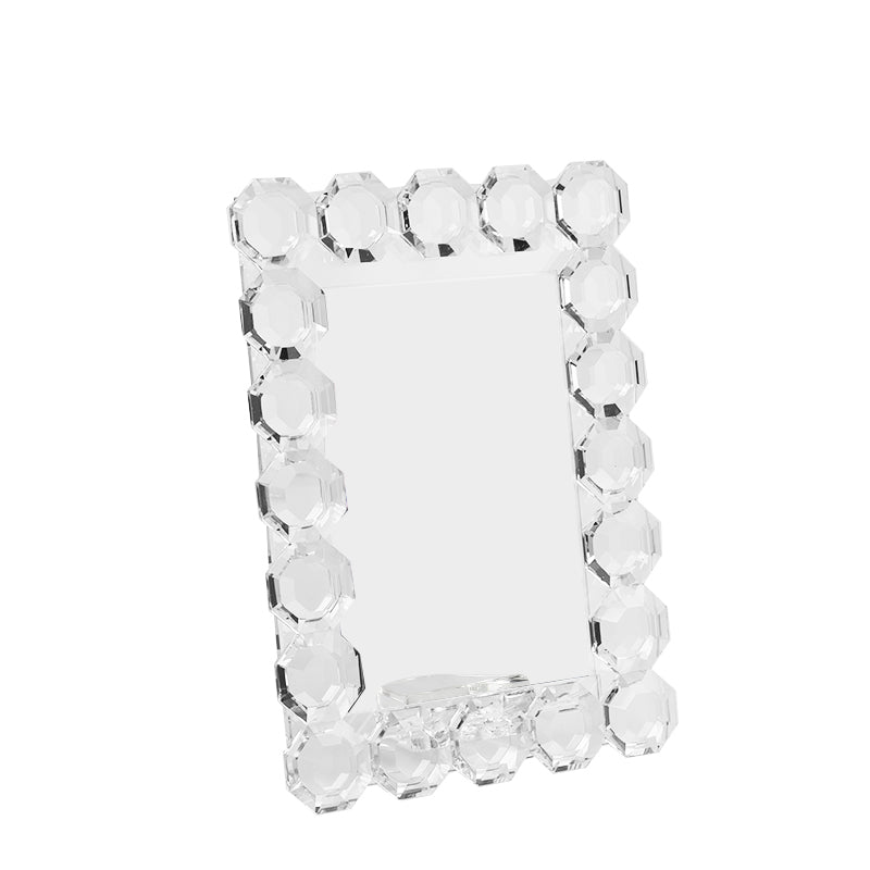 Octagon Crystal Picture Frame