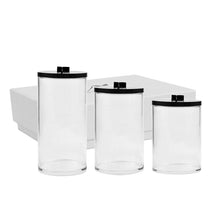 Load image into Gallery viewer, Set of 3 Crystal Canisters
