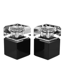 Load image into Gallery viewer, Pair of 3” Two Tone Candleholders

