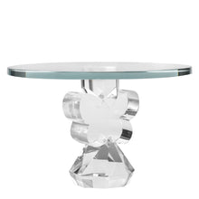 Load image into Gallery viewer, 9” Butterfly Cake Plate in ALL Clear
