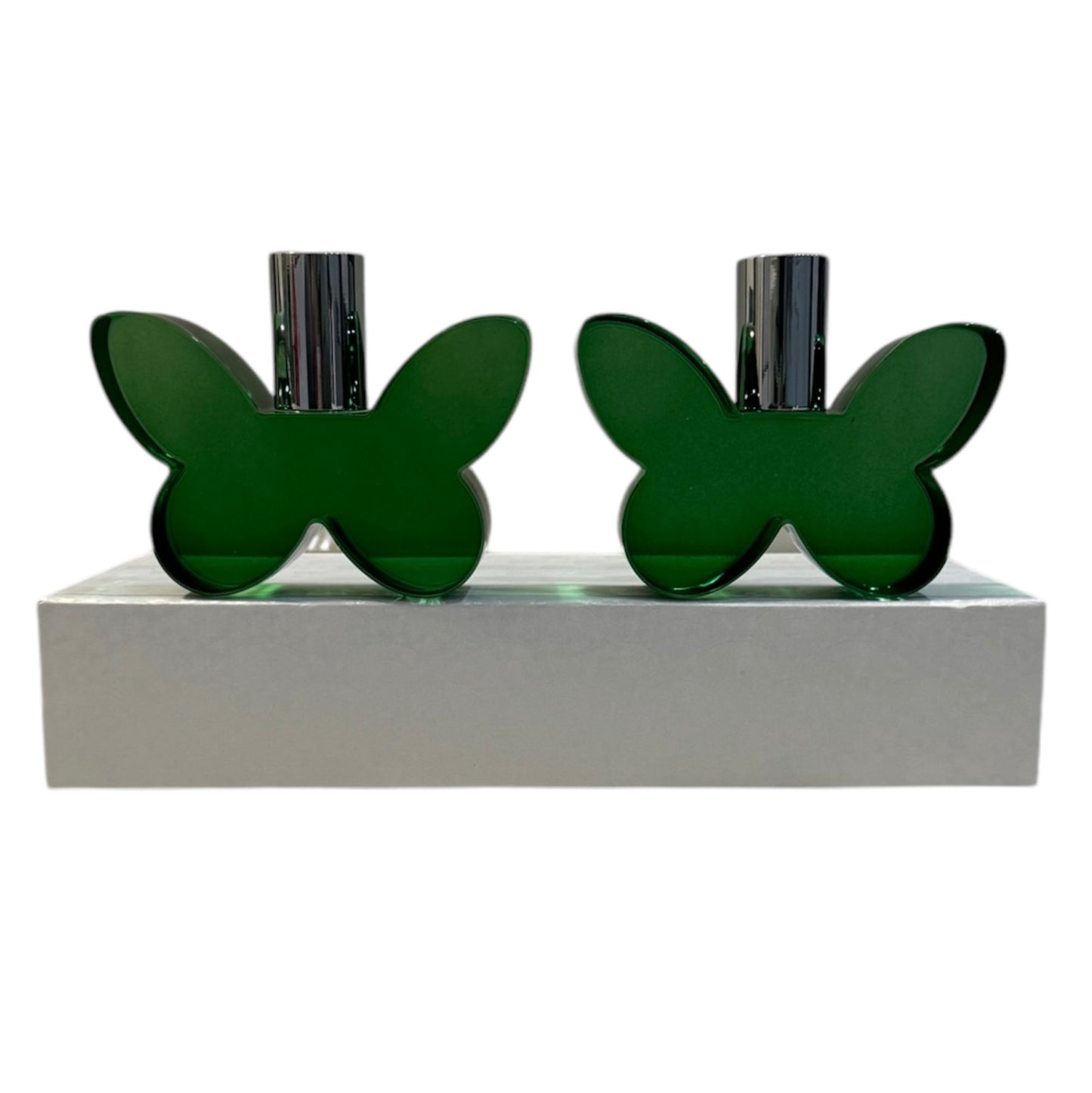 Pair of 3” Butterfly Candleholders