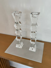 Load image into Gallery viewer, 14” Rhombus Tealight Compatible Candlesticks
