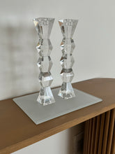 Load image into Gallery viewer, 14” Rhombus Tealight Compatible Candlesticks
