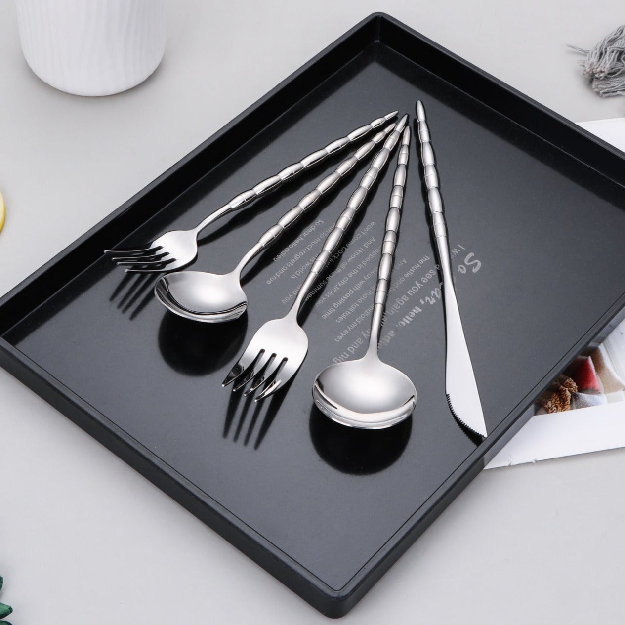 Service for 6 Bundle Flatware in Silver