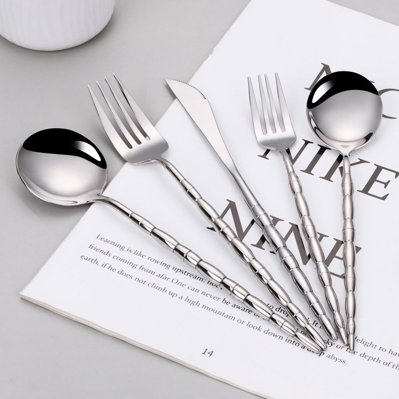 Service for 6 Bundle Flatware in Silver