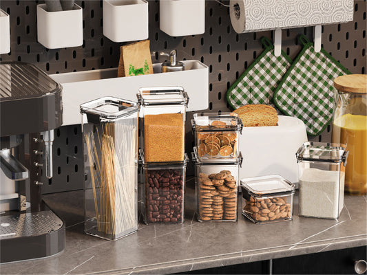 7-Piece  Food Container Set with Snap-Lock Airtight Lids