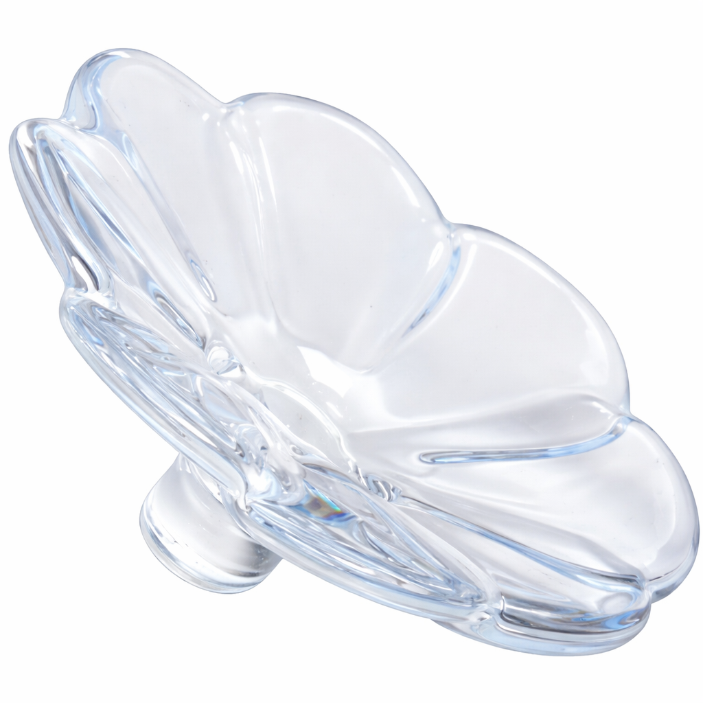 Crystal Flower Tabletop Figurine - Aqua