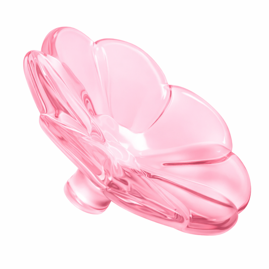 Crystal Flower Tabletop Figurine - Pink