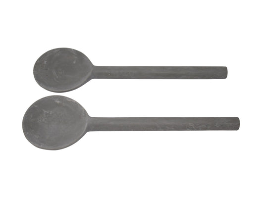 Resin Salad Servers Set of 2 Stone