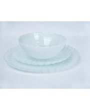 Load image into Gallery viewer, Azure Alabaster Dinnerware Service for 4
