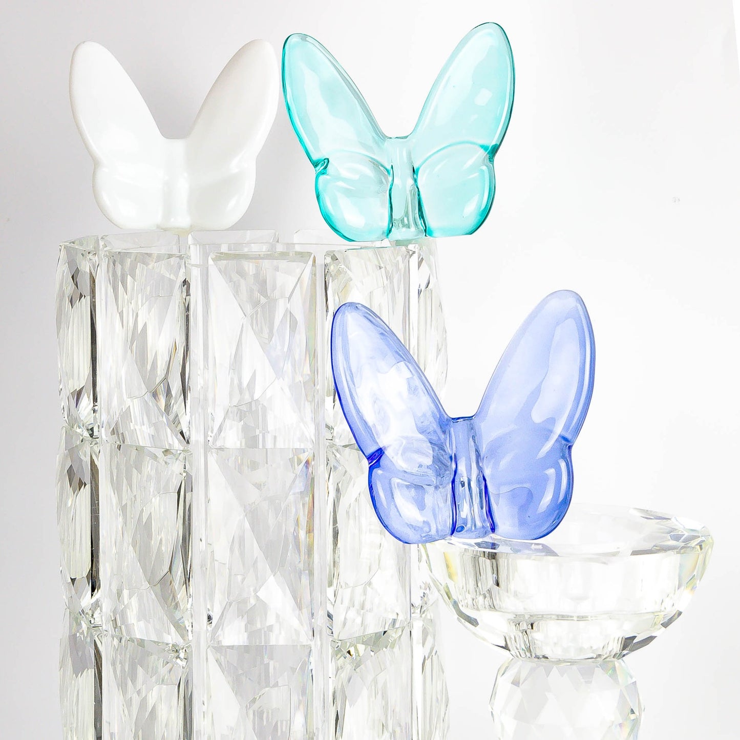 Le Mariposa Crystal Butterfly Figurine in Blue