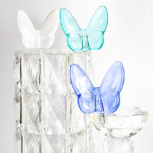 Load image into Gallery viewer, Le Mariposa Exclusive Crystal Butterfly Home Decor in White
