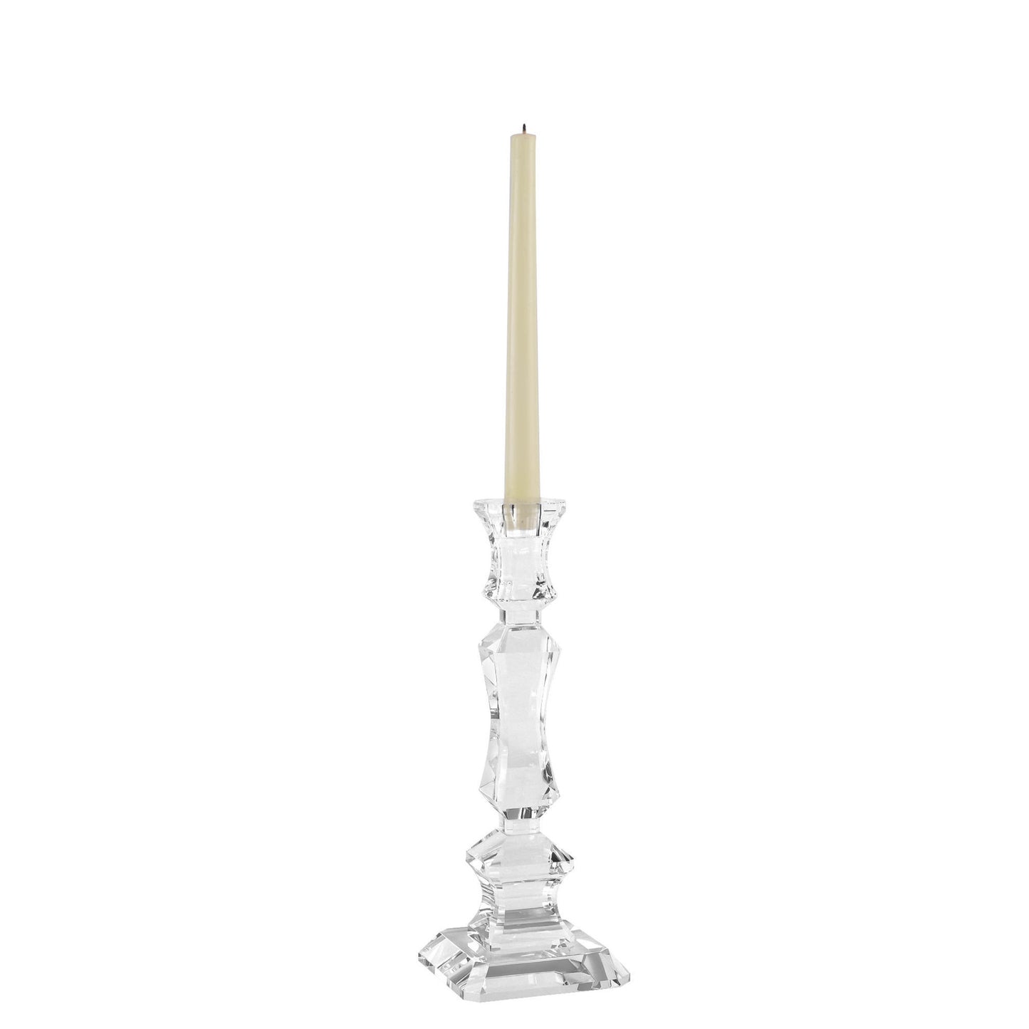 Pair of 12” Heirloom Crystal Candlesticks