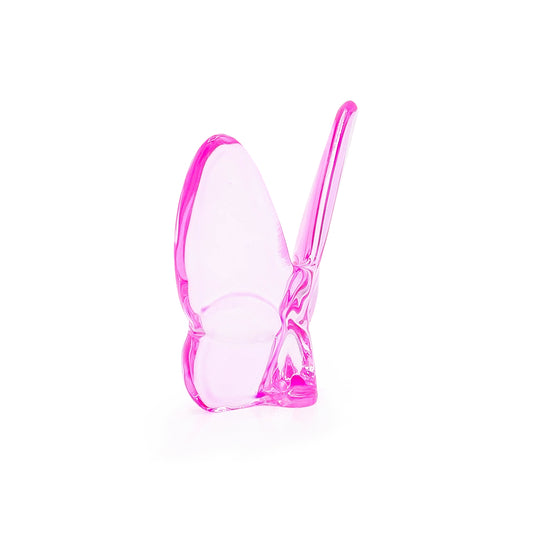 Le Mariposa Crystal Butterfly Figurine in Pink