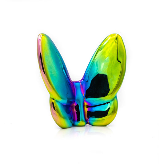 Le Mariposa Crystal Butterfly Figurine in Solid Iridescent