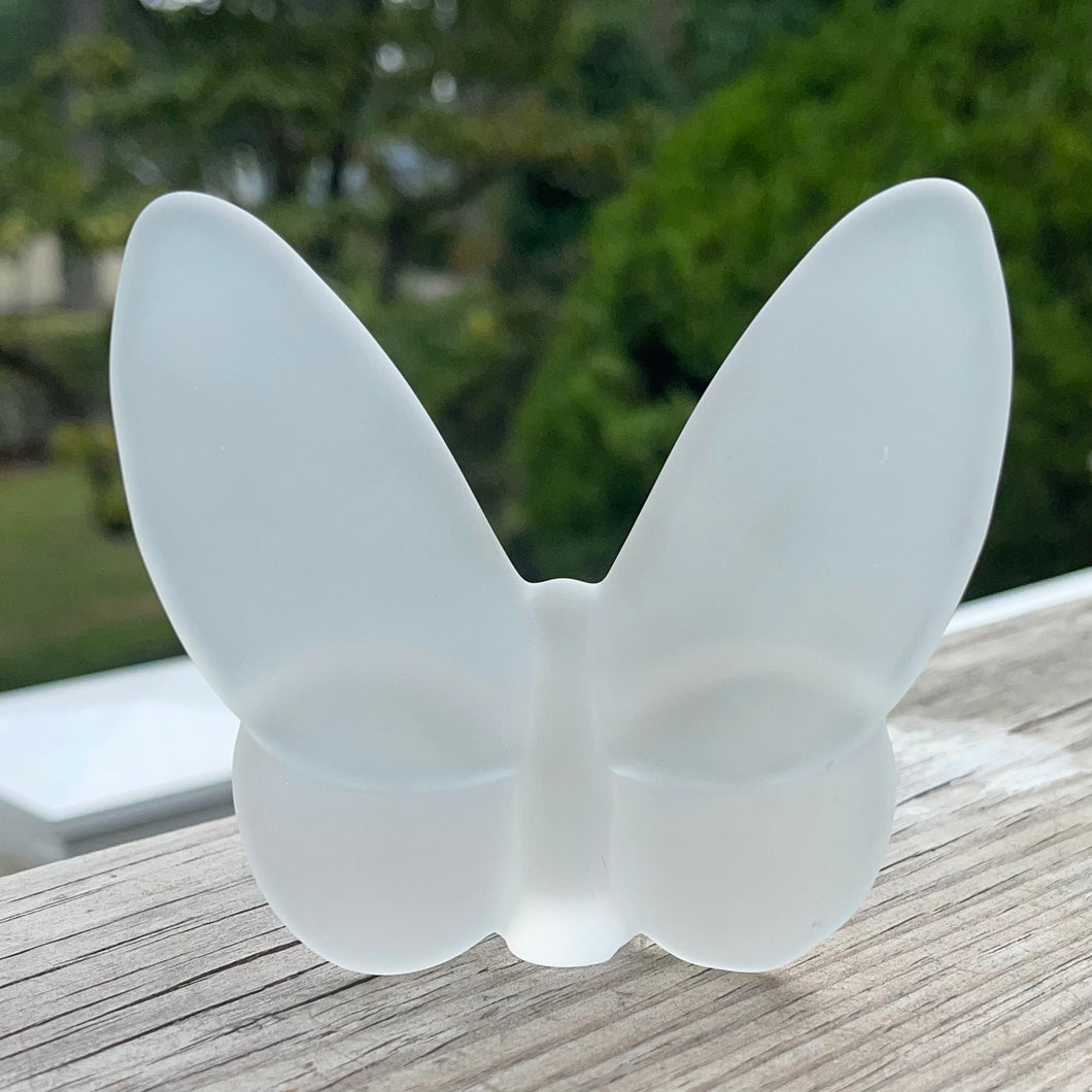 NEW Lainy Exclusive Mor Crystal Butterfly Home Decor in Frosted