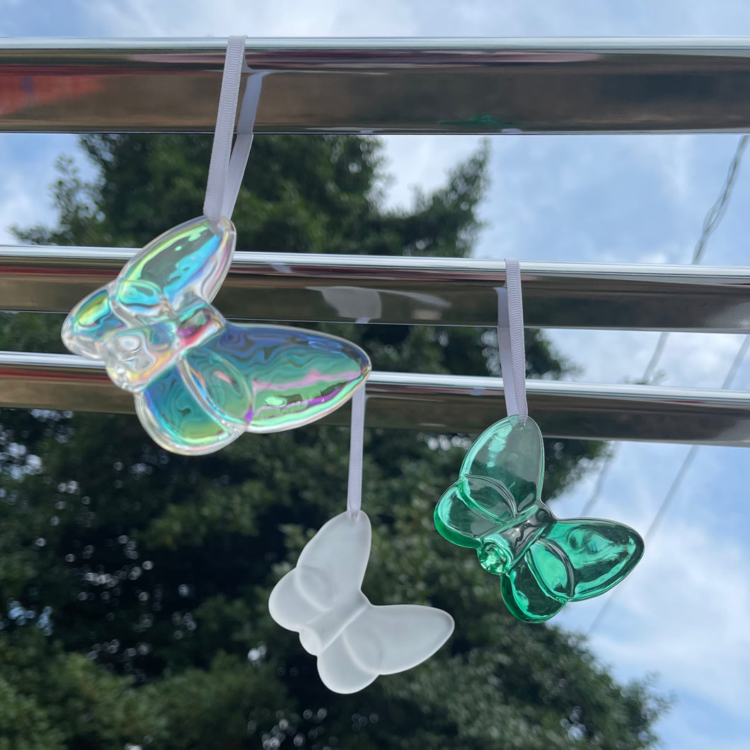 Crystal Butterfly Hanging Ornament Succah Decor