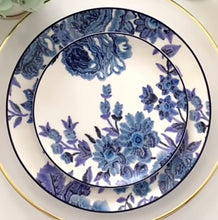 Load image into Gallery viewer, PRE ORDER Lavender Florals Bone China Dish Set Service for 4
