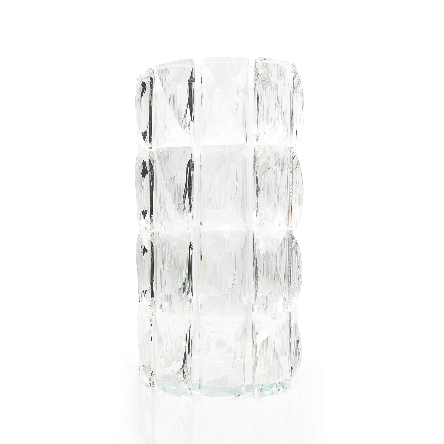 Double Row Crystal Vase